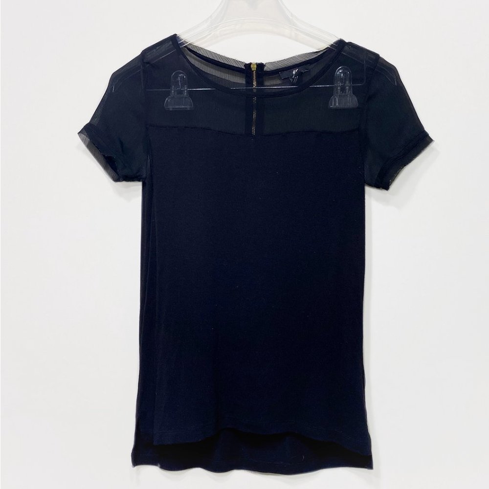 Black Block Sheer Shirt by H&M
